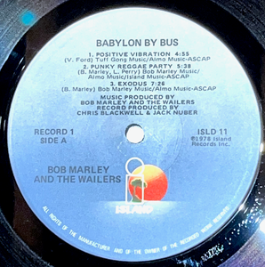 BOB MARLEY - Babylon By Bus Double LP (Live)