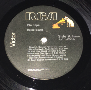 DAVID BOWIE - Pin Ups LP
