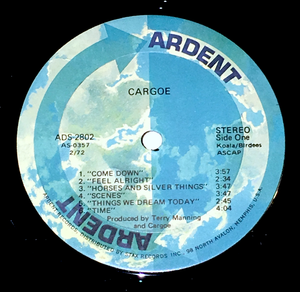 CARGOE - S/T LP on Ardent