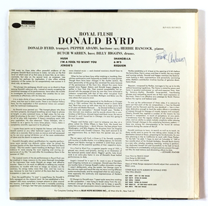 DONALD BYRD - Royal Flush LP (Stereo)