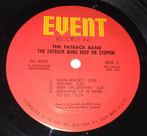 FATBACK BAND - Keep On Steppin’ LP