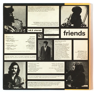 FRIENDS - Self Titled LP feat John Abercrombie