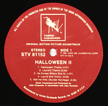 Load image into Gallery viewer, JOHN CARPENTER / ALAN HOWARTH - HALLOWEEN II OST LP
