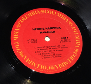 HERBIE HANCOCK - Man-Child LP (PC Prefix AL/BL)