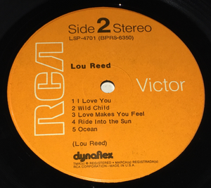 LOU REED - S/T LP