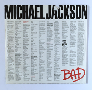 MICHAEL JACKSON - Bad LP