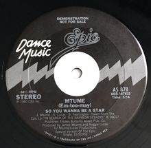 Load image into Gallery viewer, MTUME - So You Wanna Be A Star Promo 12”
