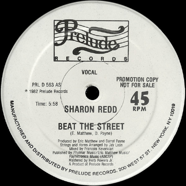 Sharon Redd ‎– Beat The Street 12