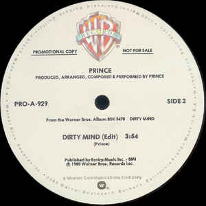 Prince ‎– Dirty Mind 12"