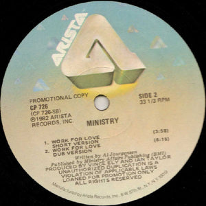 Ministry ‎– Work For Love