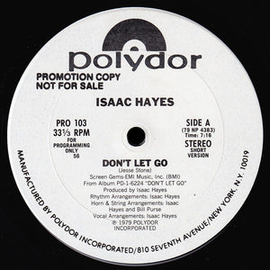 Isaac Hayes - Don't Let Go 12"