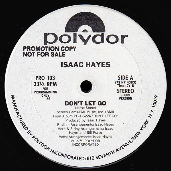 Isaac Hayes - Don't Let Go 12