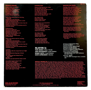 SLAYER - Haunting The Chapel 12" EP