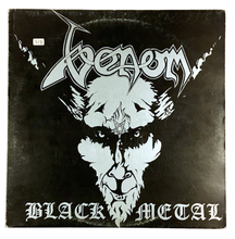Load image into Gallery viewer, VENOM - Black Metal LP (Italian Import w/Extra Trk &quot;Bloodlust&quot;)
