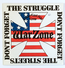 Load image into Gallery viewer, WARZONE - Don&#39;t Forget The Struggle, Don&#39;t Forget The Streets LP (Caroline, Blue Labels)

