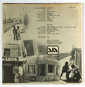 WATTS PROPHETS - Rappin' Black In A White World