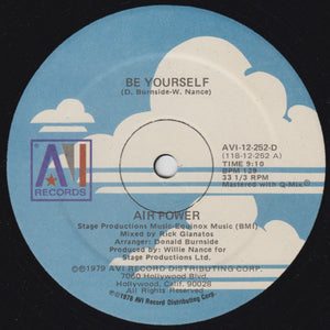 Air Power ‎– Be Yourself