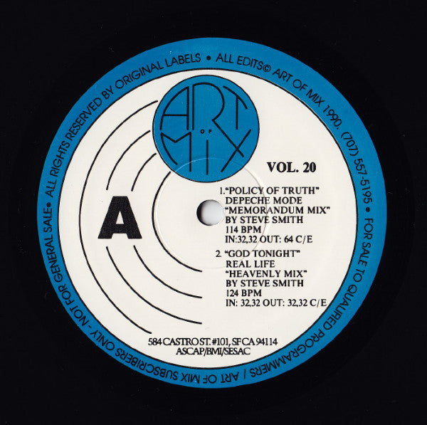 Various ‎– Art Of Mix - Vol. 20