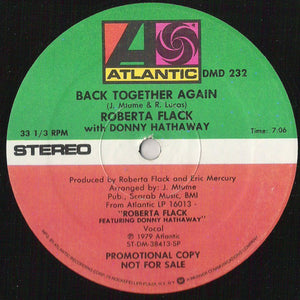 Roberta Flack With Donny Hathaway ‎– Back Together Again