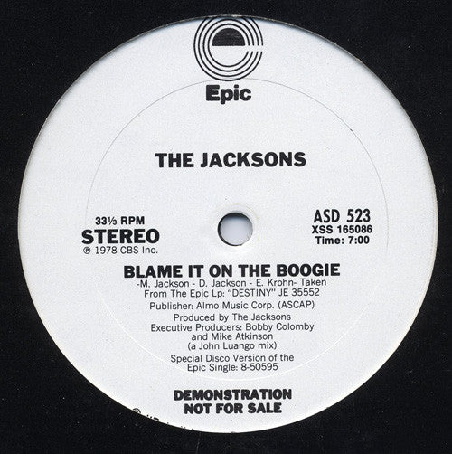 The Jacksons - Blame It On The Boogie 12