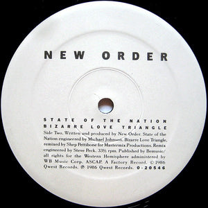 New Order ‎– Bizarre Love Triangle