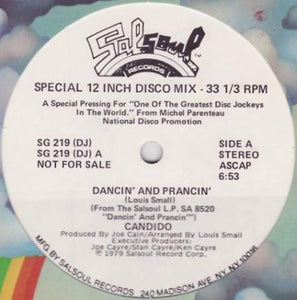 Candido - Dancin' And Prancin'/Jingo 12"