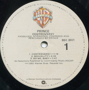 Prince - Controversy