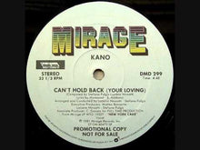 Load and play video in Gallery viewer, Kano ‎– Can&#39;t Hold Back (Your Loving)
