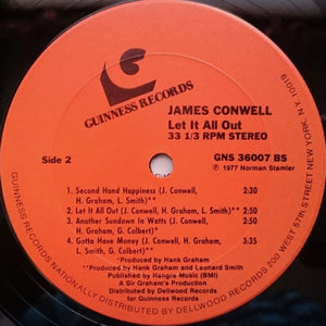 James Conwell ‎– Let It All Out