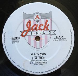 J. M. Silk ‎– All In Vain