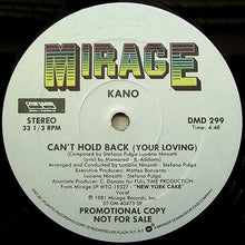 Load image into Gallery viewer, Kano ‎– Can&#39;t Hold Back (Your Loving)
