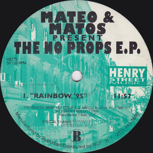 Mateo & Matos ‎– The No Props E.P.