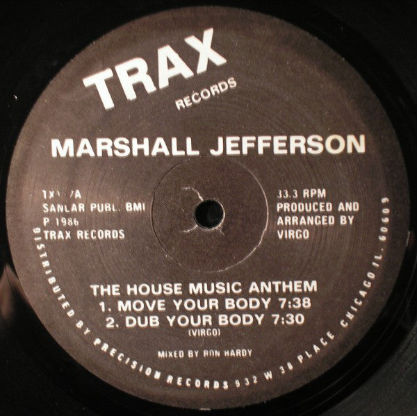 Marshall Jefferson ‎– The House Music Anthem