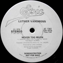 Load image into Gallery viewer, Luther Vandross ‎– Never Too Much
