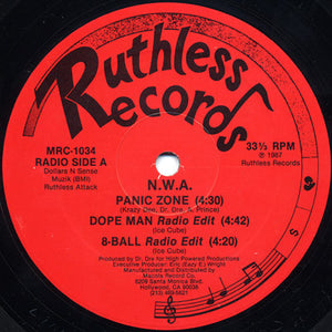N.W.A. - Panic Zone 12"