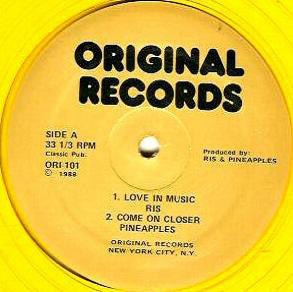 Original Records - RIS - Love In Music/Pineapples - Come On Closer, etc.