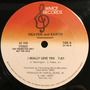 Heaven And Earth ‎– I Really Love You