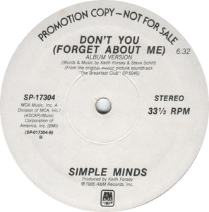 Simple Minds ‎– Don't You (Forget About Me)