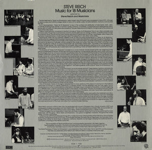 Steve Reich ‎– Music For 18 Musicians