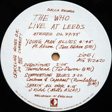 Load image into Gallery viewer, The Who ‎– Live At Leeds

