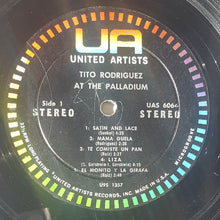 Load image into Gallery viewer, Tito Rodriguez ‎– Tito Rodriguez At The Palladium - LIVE! Performance
