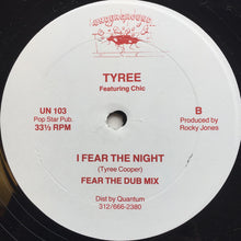 Load image into Gallery viewer, Tyree Featuring Chic ‎– I Fear The Night
