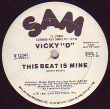 Load image into Gallery viewer, Vicky &quot;D&quot; ‎– This Beat Is Mine
